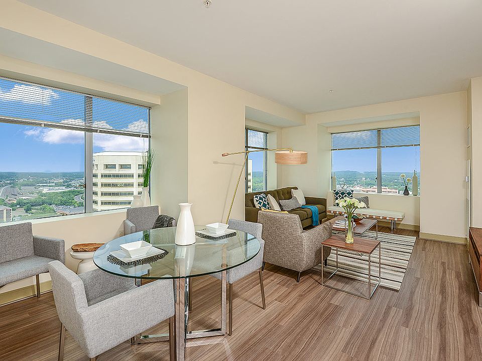Living Room with City Views