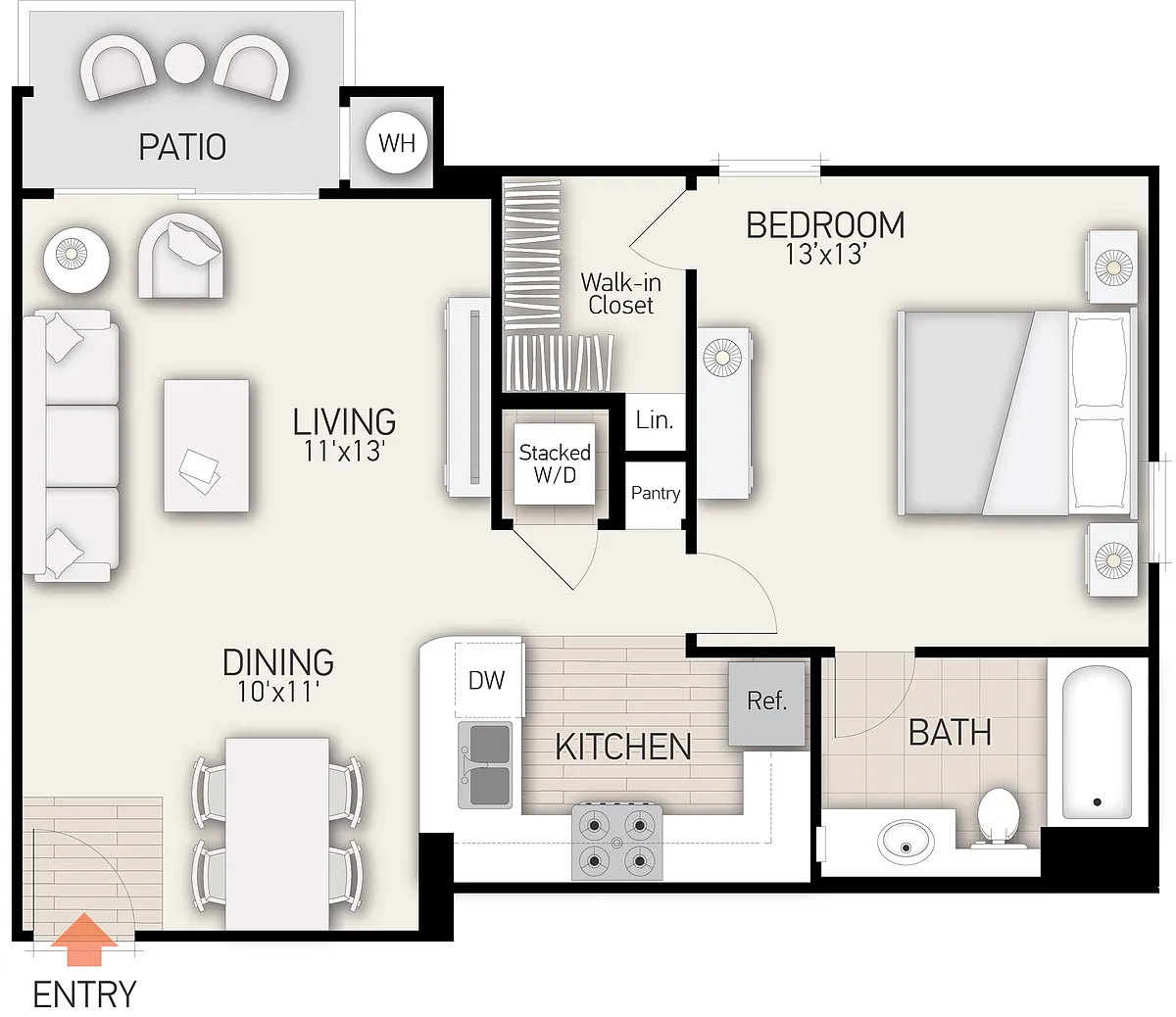 Floor plan Plan E