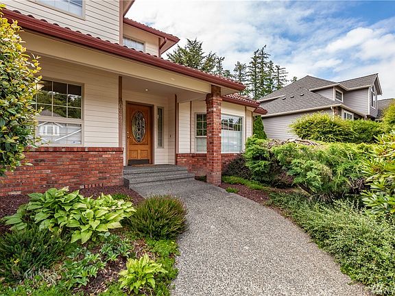 Covered porch entry