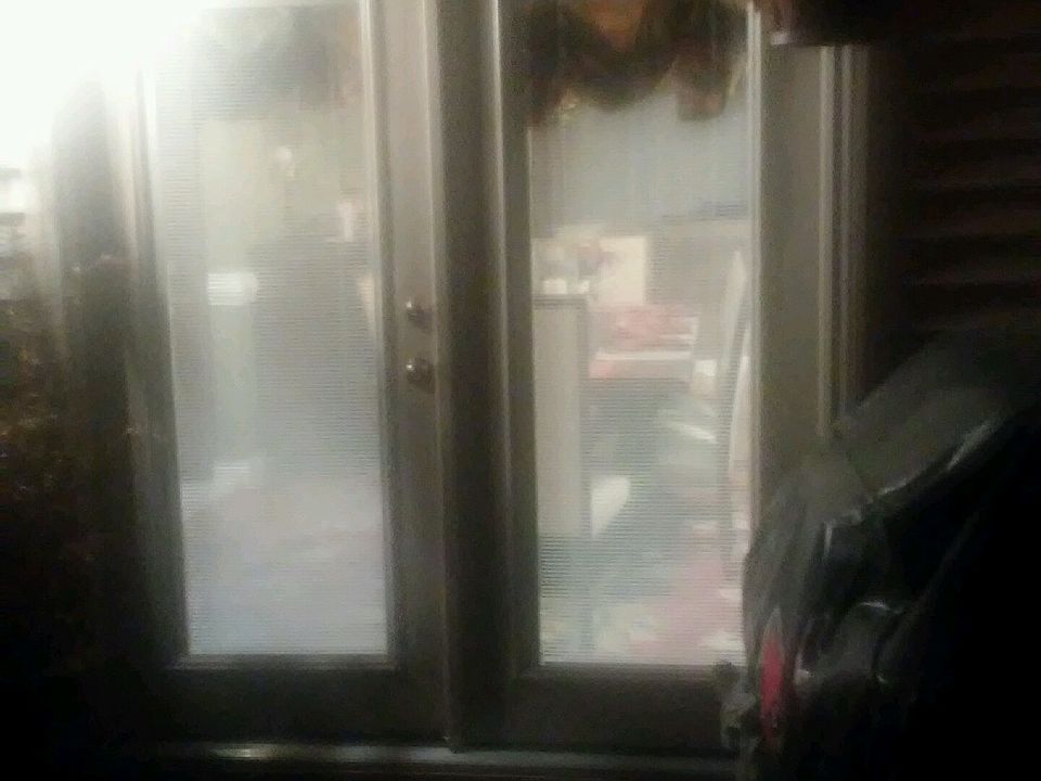 French doors to deck