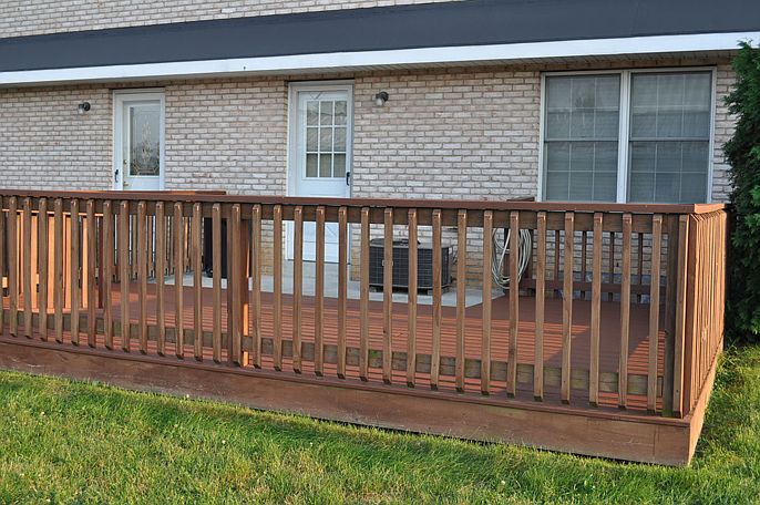 Rear deck