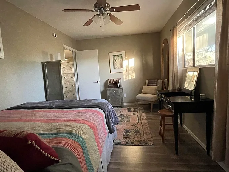 second bedroom from walk-in closet