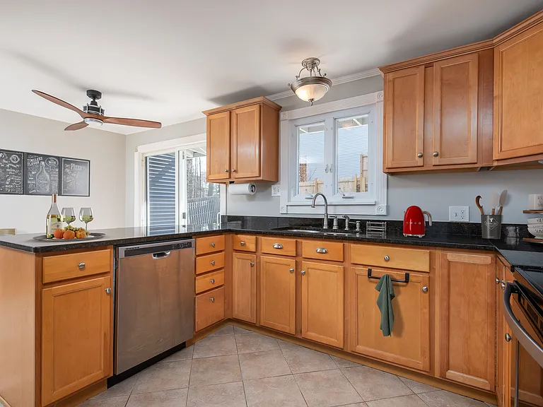 kitchen with room for dining area