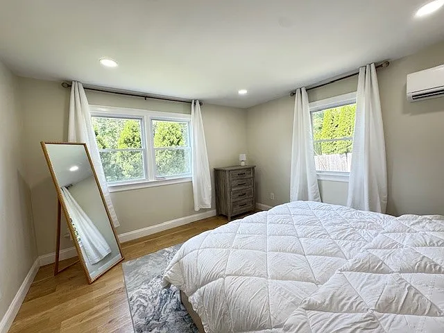 Bedroom 1 (1st floor)- King bed. Bedroom TV not pictured.