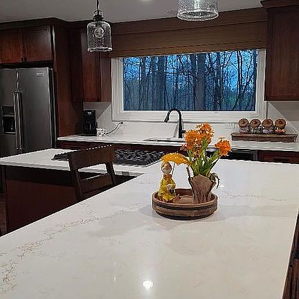 Granite 8 ft island