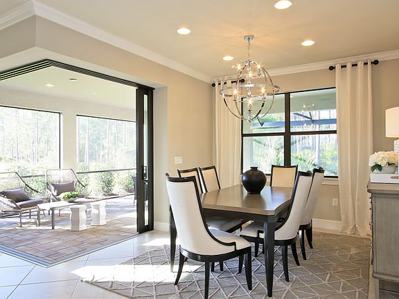 Model Representation Beautiful zero-corner slider option available off the dining area- perfect for