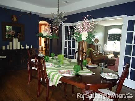 Gourmet kitchen
						:
						Wolf commercial range with 2 ovens and a double wall oven.