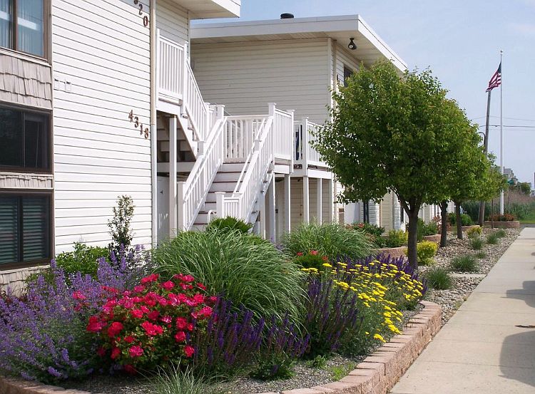 Front of condo