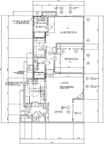 Floor plan 1333 Curson Floorplan G