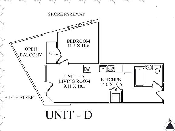 2nd image of 2735 E 13th St #4C