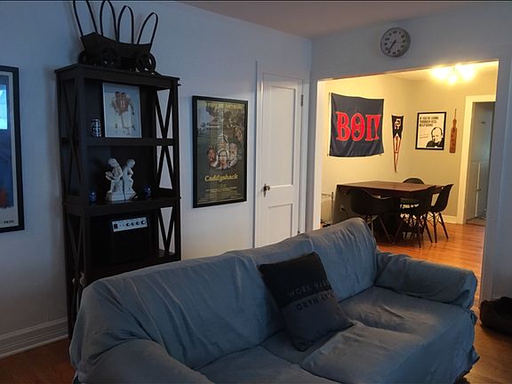 View into dining area