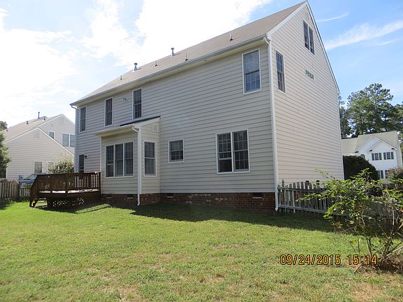 Large fenced back yard