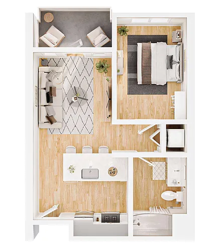 Floor plan K