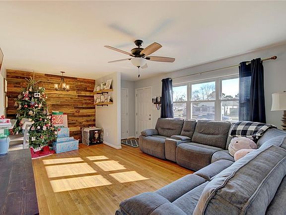 Hardwood flooring throughout. 