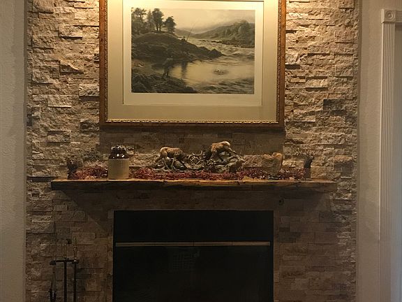 Fire place feature wall