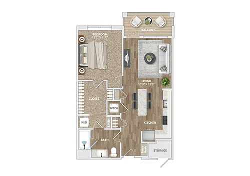 Floor plan A1A