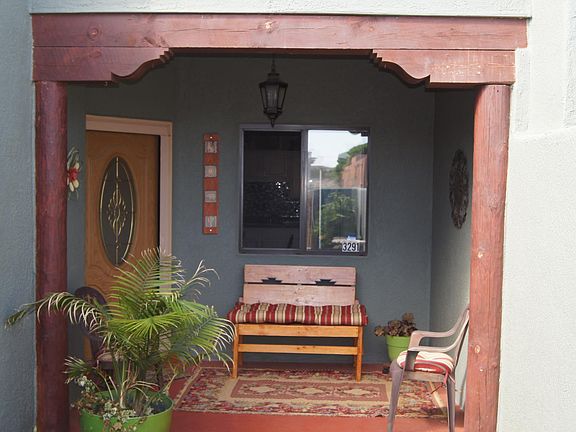 Front entry (private gate entrance)