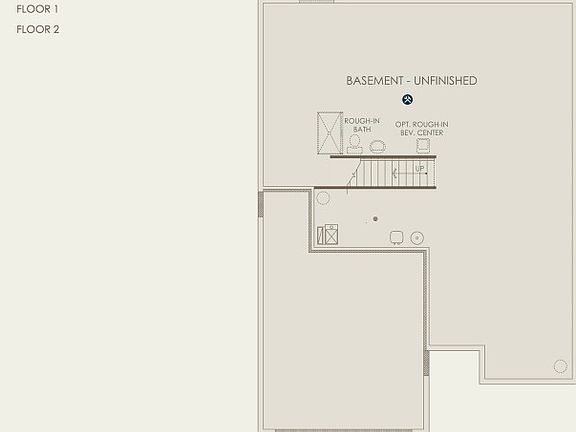 Continental Floor Plan, Quick Move-in Home, Basement