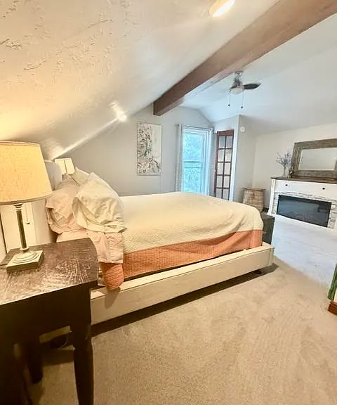 Third Floor Suite with Full Bed, Fireplace, Bathroom and views of Park City Resort.