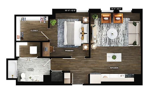 Floor plan A2 Acc