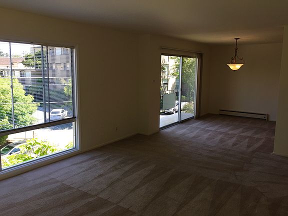 living room and dining area