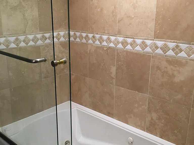 2nd bathroom has jetted tub shower
