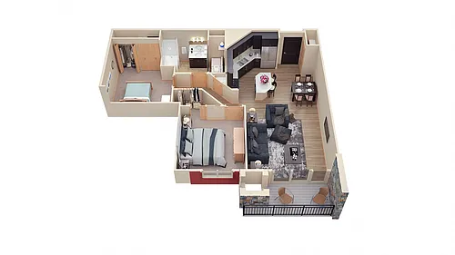 Floor plan B6