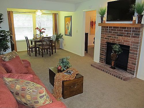 Open Living and Dining Area with Sunroom