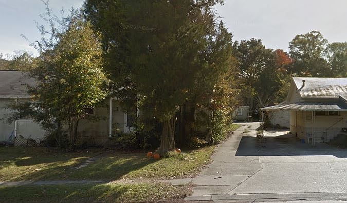 House located in the Back