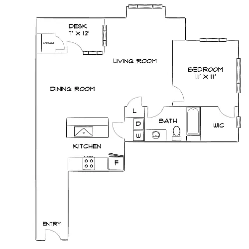 Floor plan Design 1C