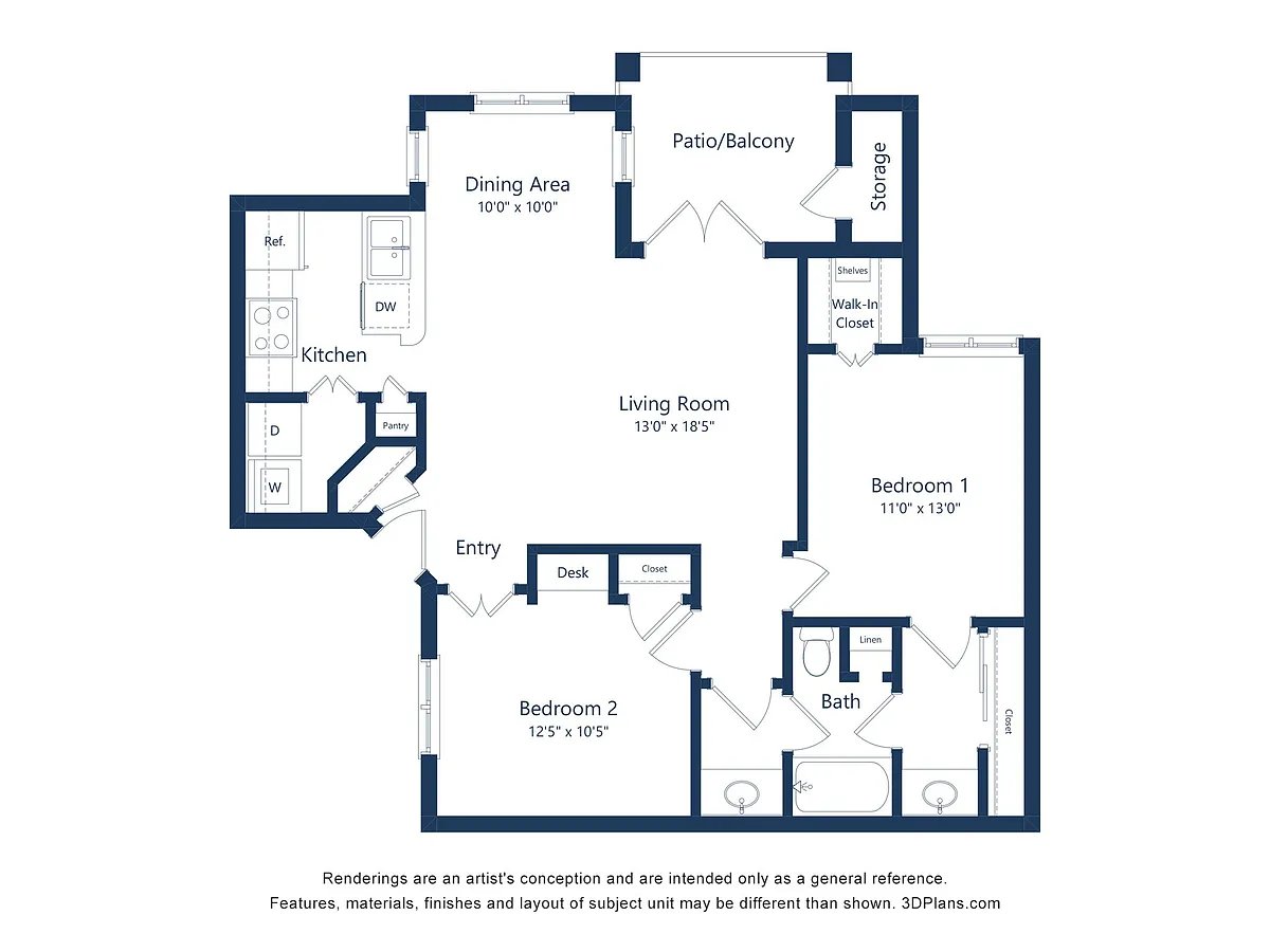 Floor plan B1