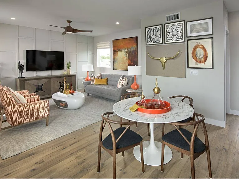 Warm Welcoming Living Areas