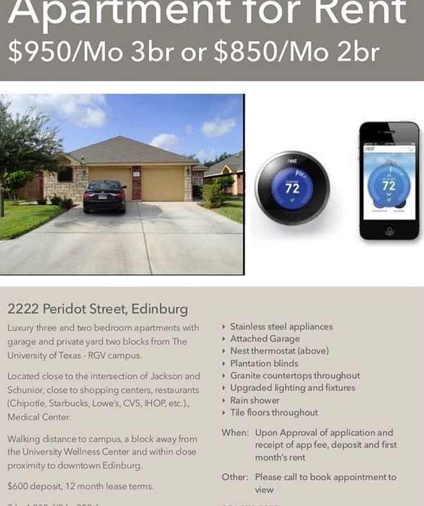 Apartment Home Summary