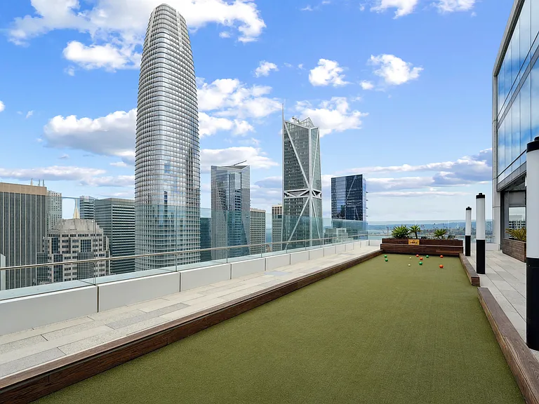 Bocce Ball with City View
