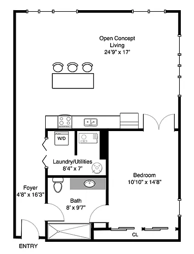 Floor plan 1565 Broadway