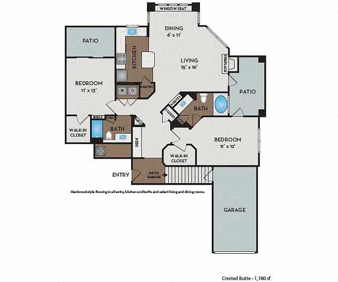 Floor plan Crested Butte