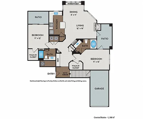 Floor plan Crested Butte