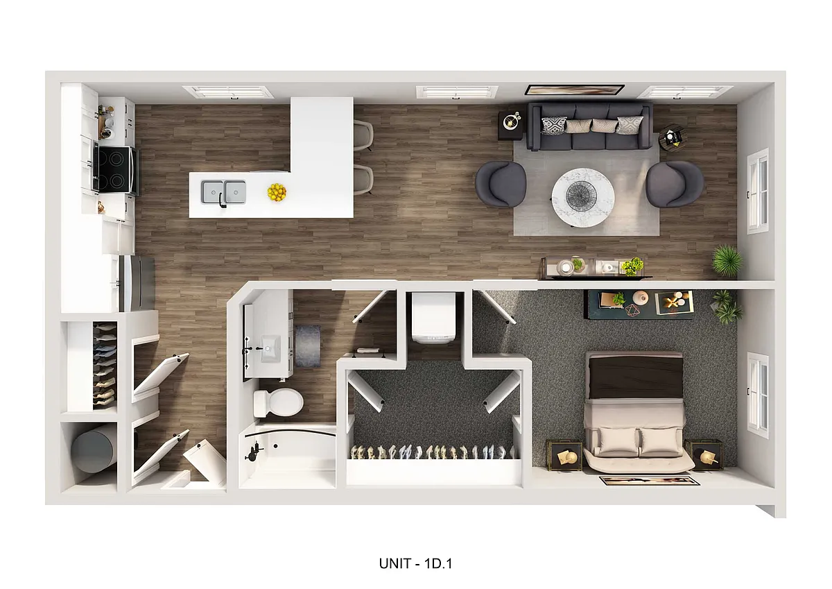 Floor plan The Cambridge