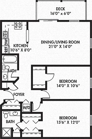 Floor plan 2B