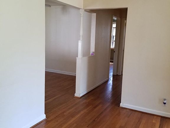 from living room into hall and dining area