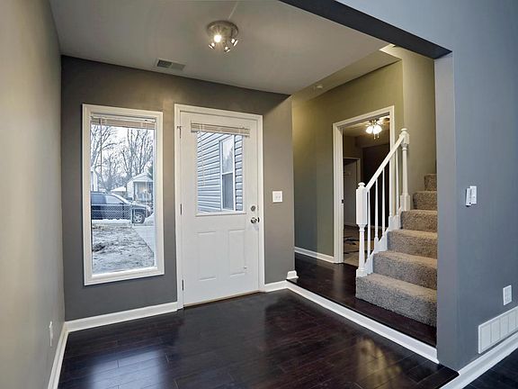 Entrance into a foyer.