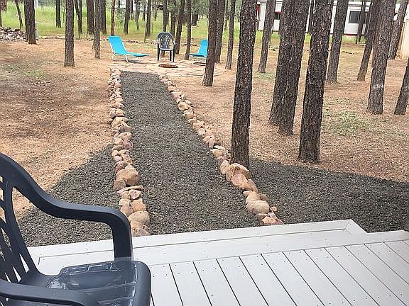 Back patio