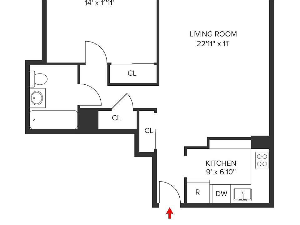 2nd image of 300 Mercer St APT 4A