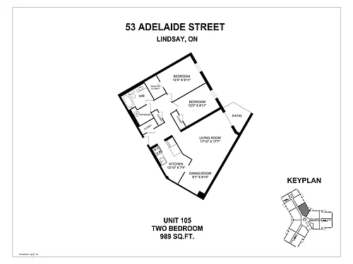 Floor plan 2bdrm