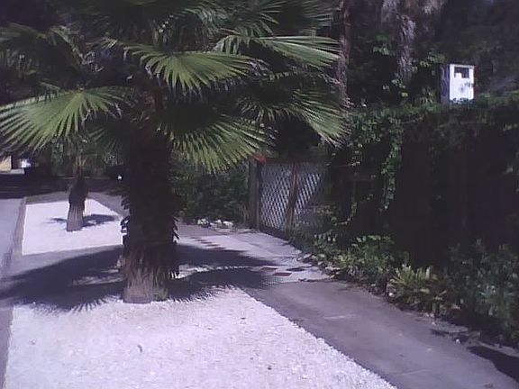 area in front of lot