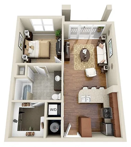 Floor plan A1B