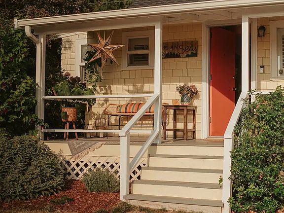 Porch with sunset views