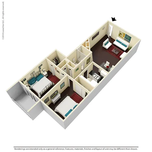 Floor plan B3