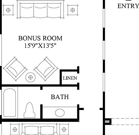 Optional Internal Bonus Room