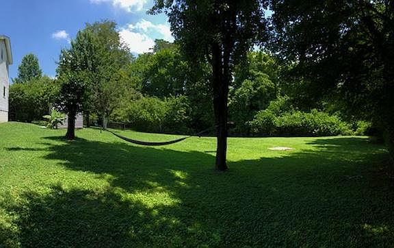 Access to the backyard and hammock